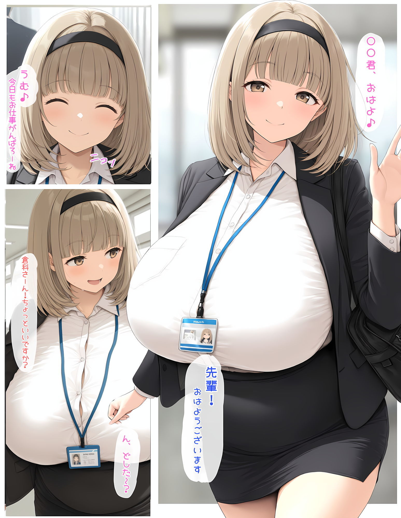 童貞の俺が爆乳先輩にお持ち帰りされる漫画。 サンプル1