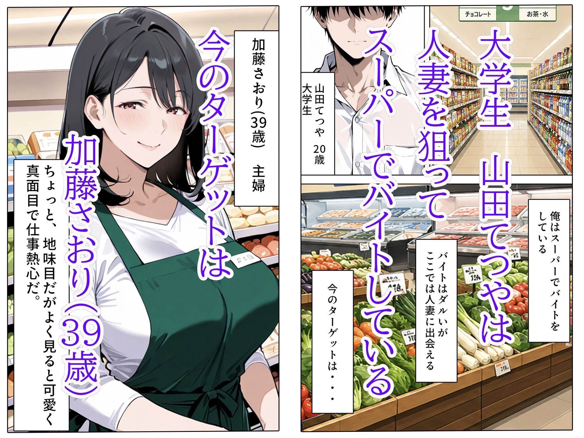 サンプル-バ先のパート人妻とヤッちゃった話 - サンプル画像