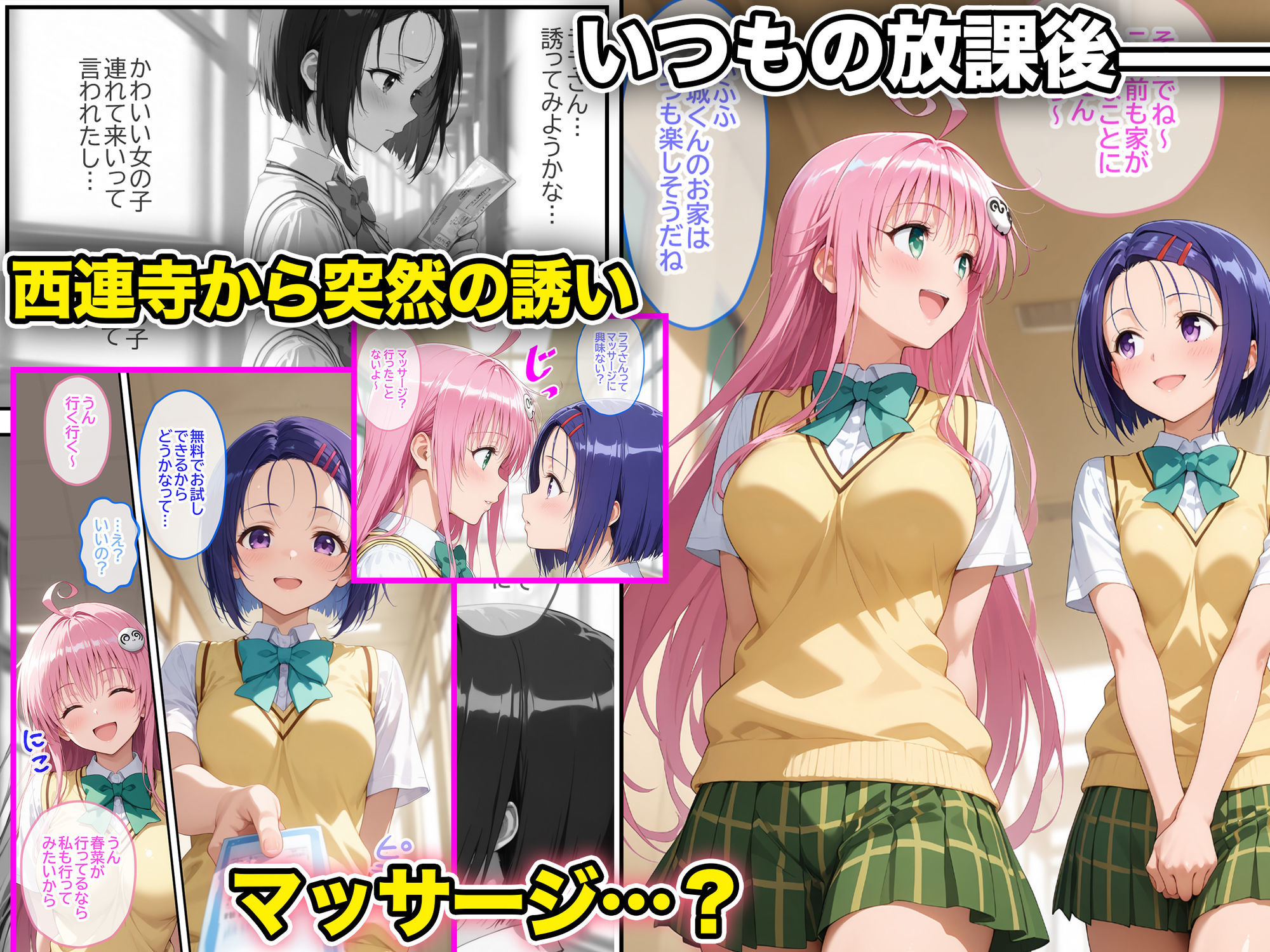 ネェ、早く挿入てぇ！オネダリララ  -媚薬オイルマッサージで快楽堕ちコース-  前編 画像1