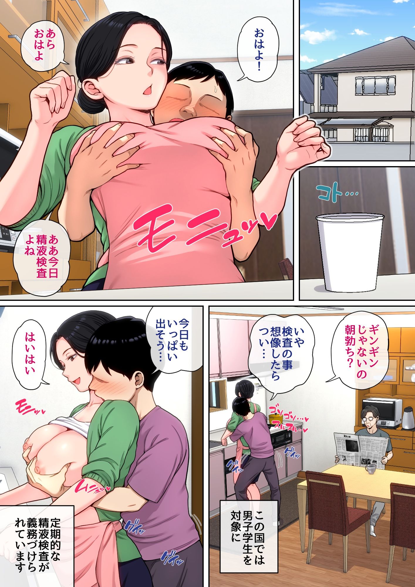 お母さんのぬくもり射精支援制度 サンプル画像
