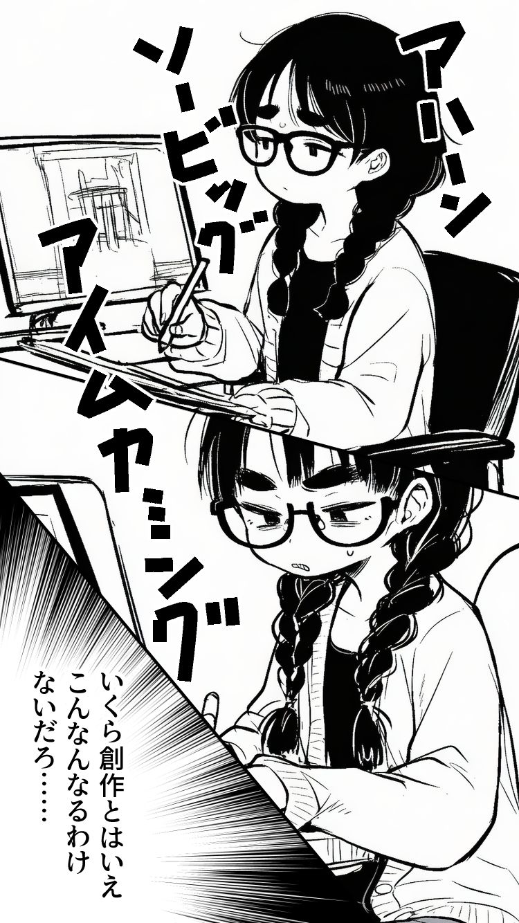 女同人作家だけどムラムラしたからチンポ貸してほしい_6
