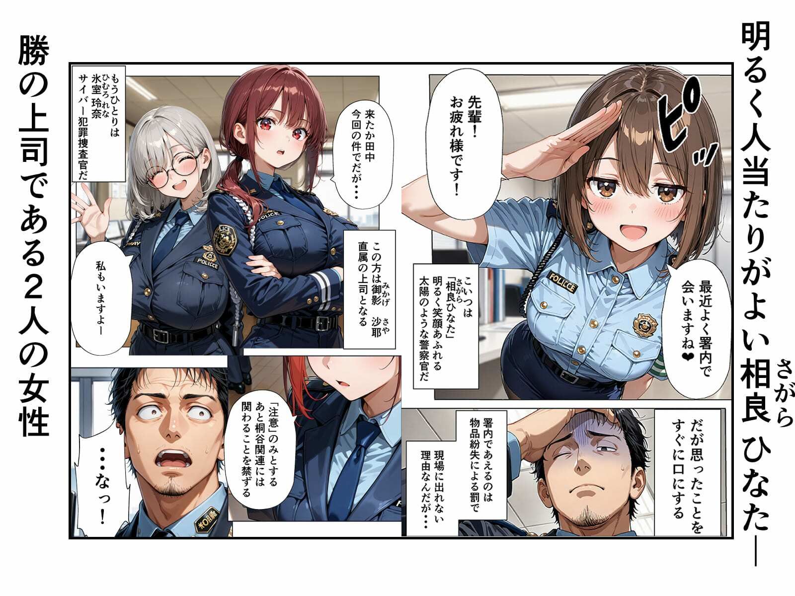 婦警憑依  後輩婦警に憑依したら事件が解決しそうな件  CaseI  相良ひなた編 サンプル2