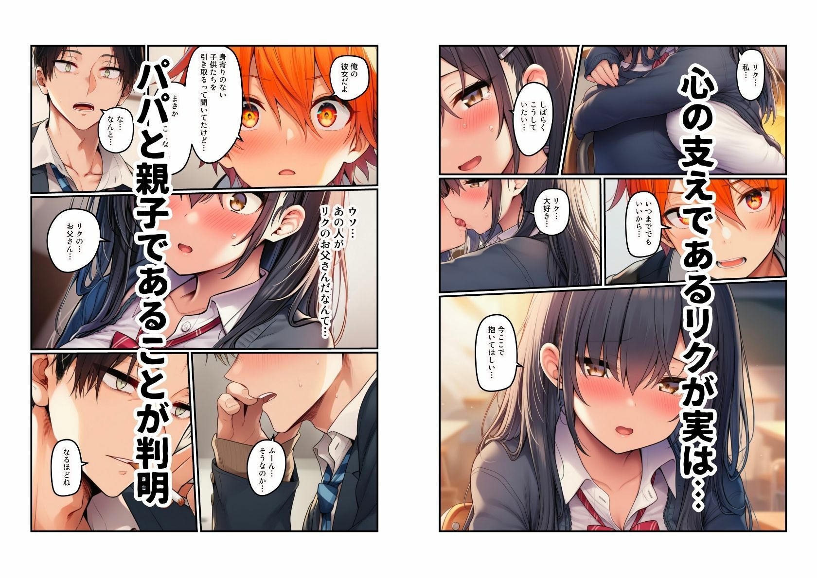 【生活困窮JKが姉妹丼】パパ活相手は彼のパパ 画像9