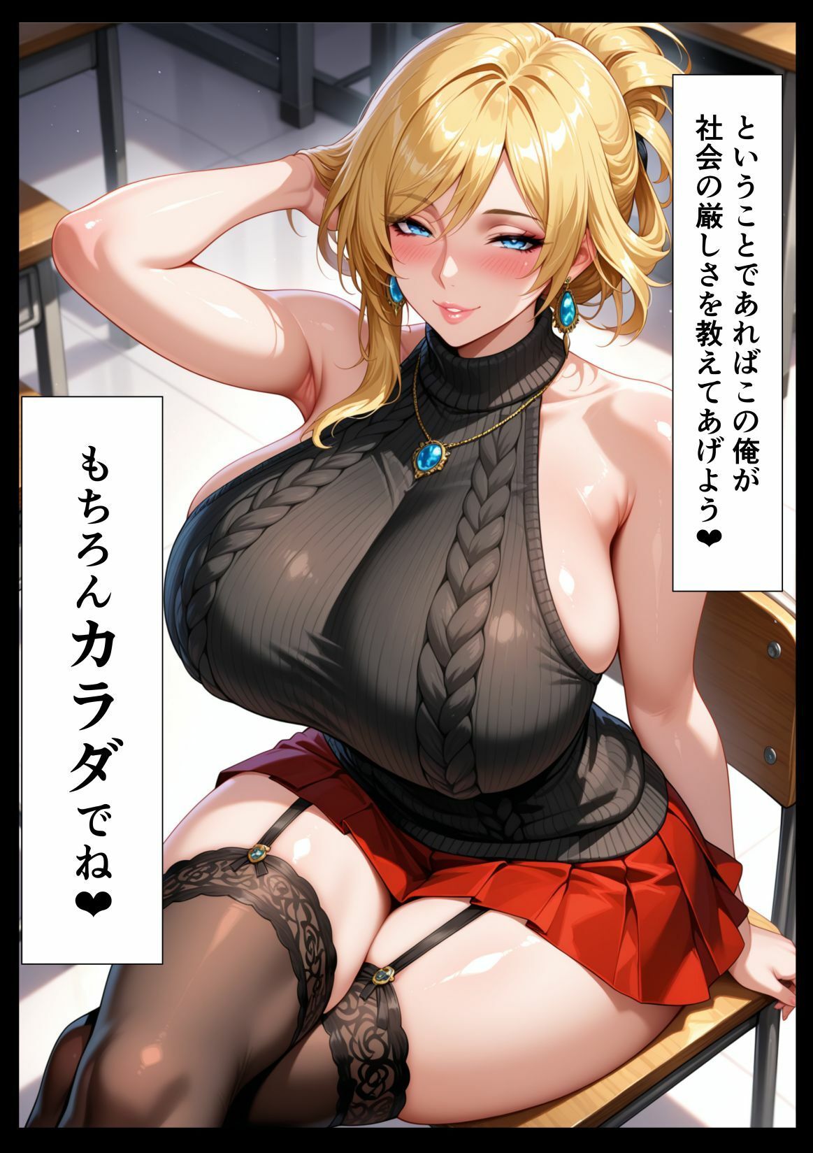 極上エロボディ先生を催●アプリで常識改変して自分専用のオナホにする話〜鳳条クレア先生編〜 画像6