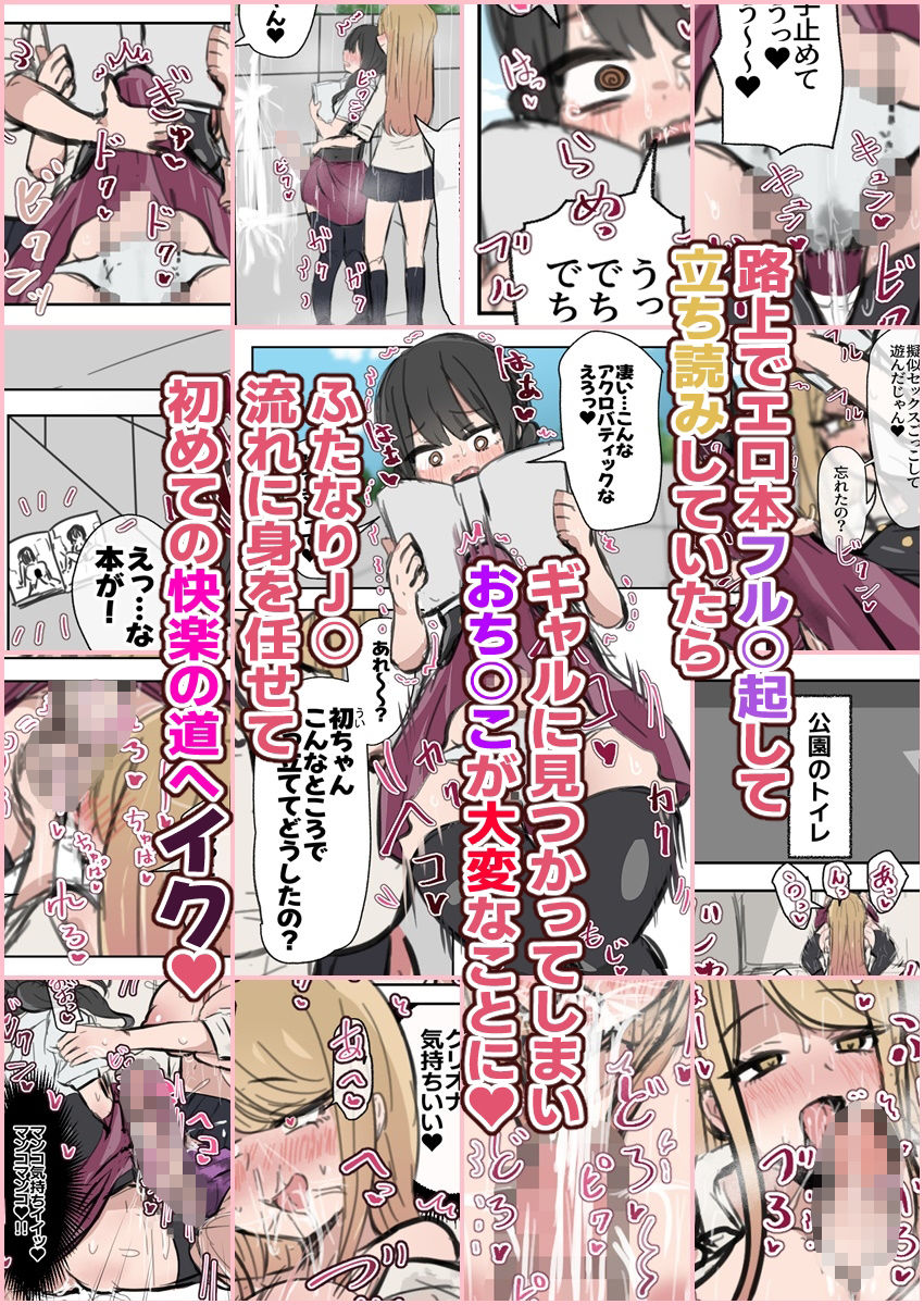 ふたなりJ○がギャルに弄ばれるおはなし 前編 画像1
