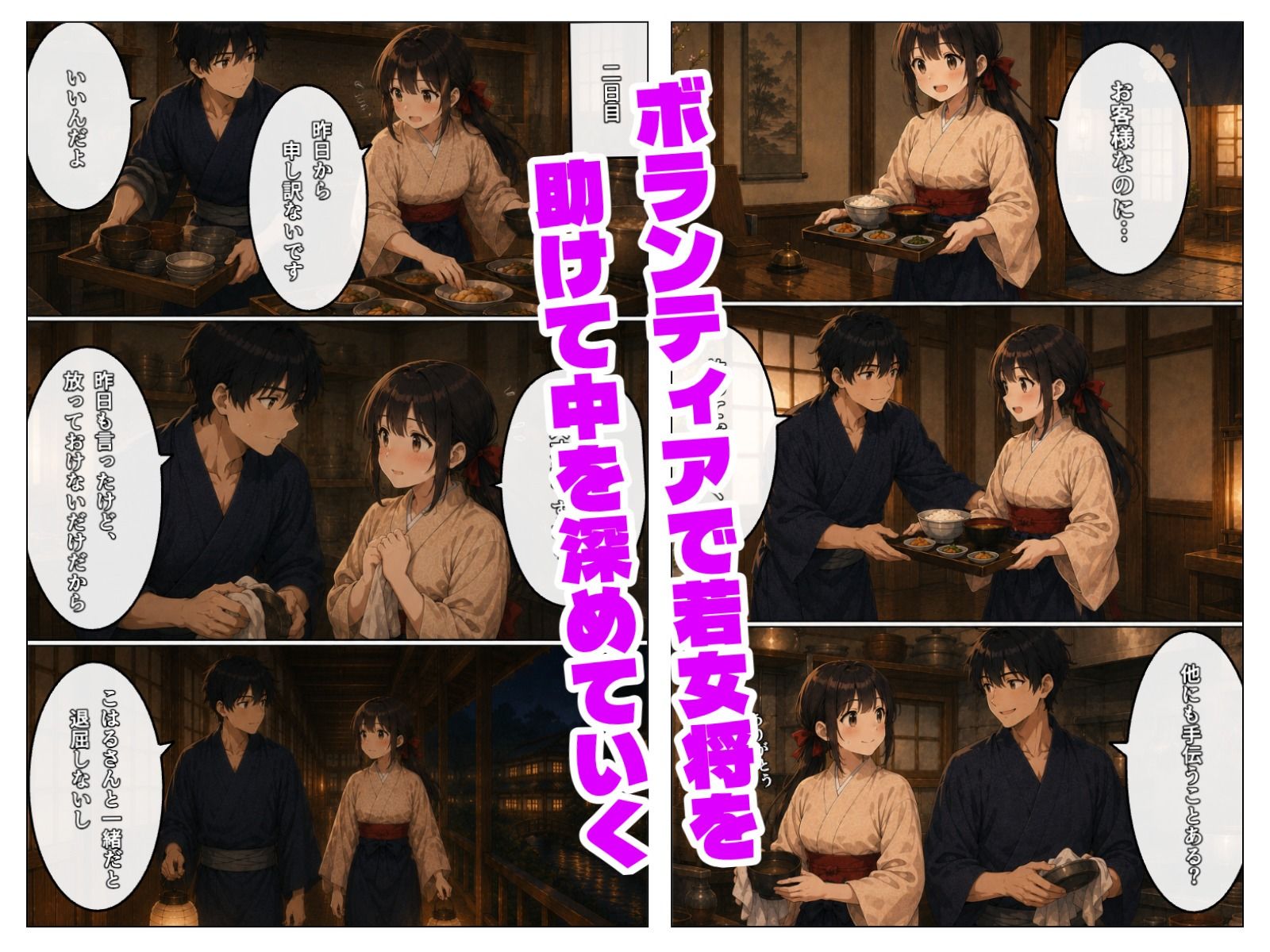 宿帳に、君の名前-夜の見回りは、君とふたりで。 サンプル2