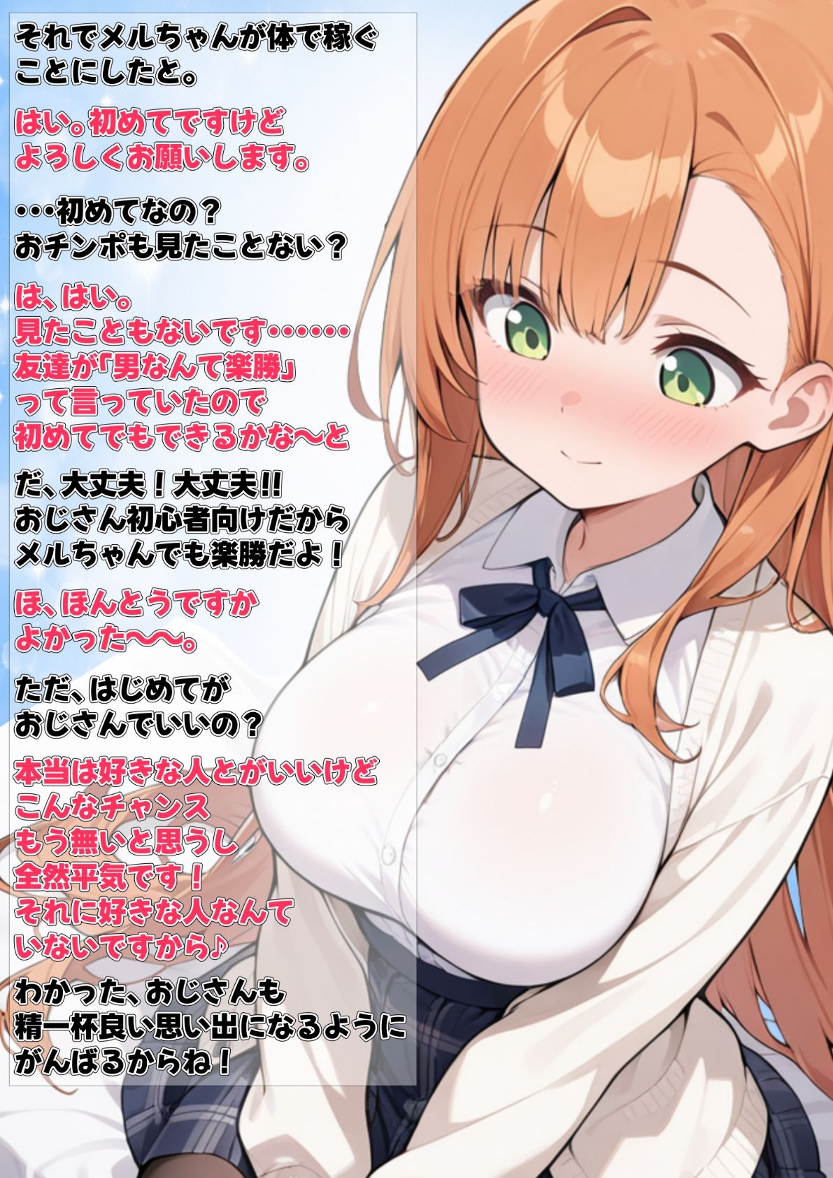 おじさんを満足させたら賞金300万！！〜ドスケベおじさんVS素人娘  心も体も繋がりすぎるラブラブclimaxセックス〜 メル編 画像3