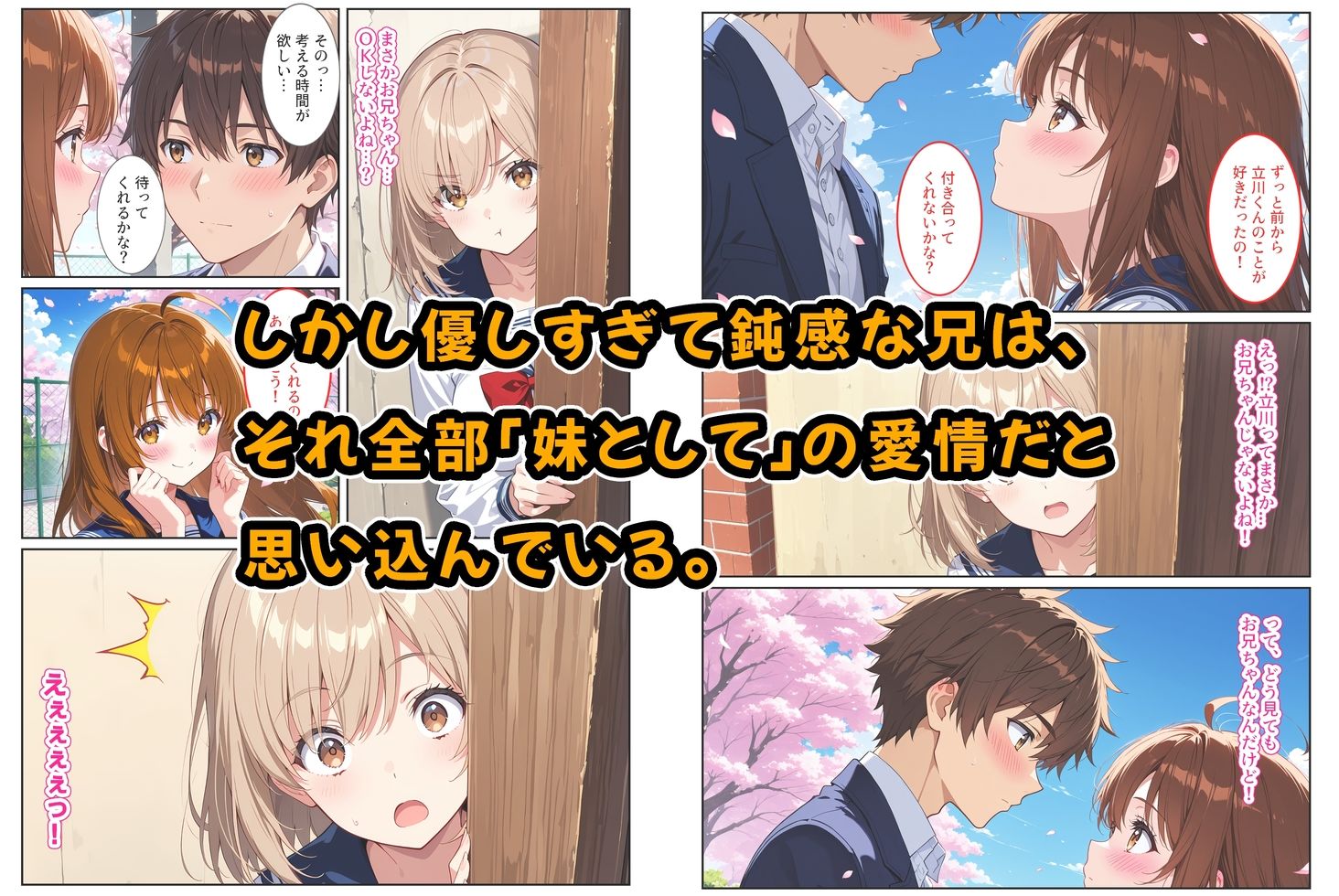 【エロ漫画】間違って媚薬を飲んで発情しちゃった爆乳妹が大好きな兄に中出しおねだりしてきた！2