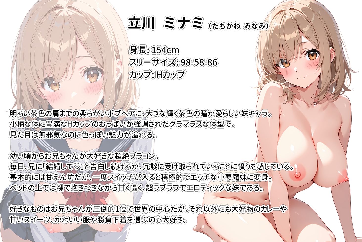 【エロ漫画】間違って媚薬を飲んで発情しちゃった爆乳妹が大好きな兄に中出しおねだりしてきた！10