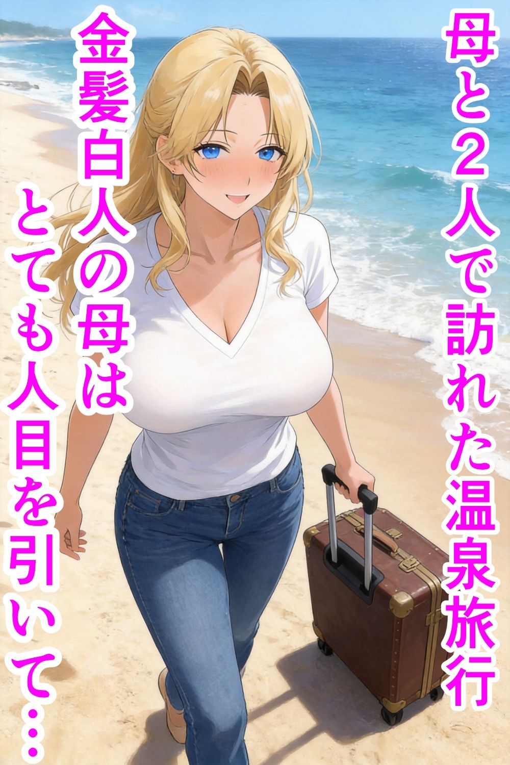 Mother…爆乳ブロンド白人ママ托卵受精温泉旅行 画像2