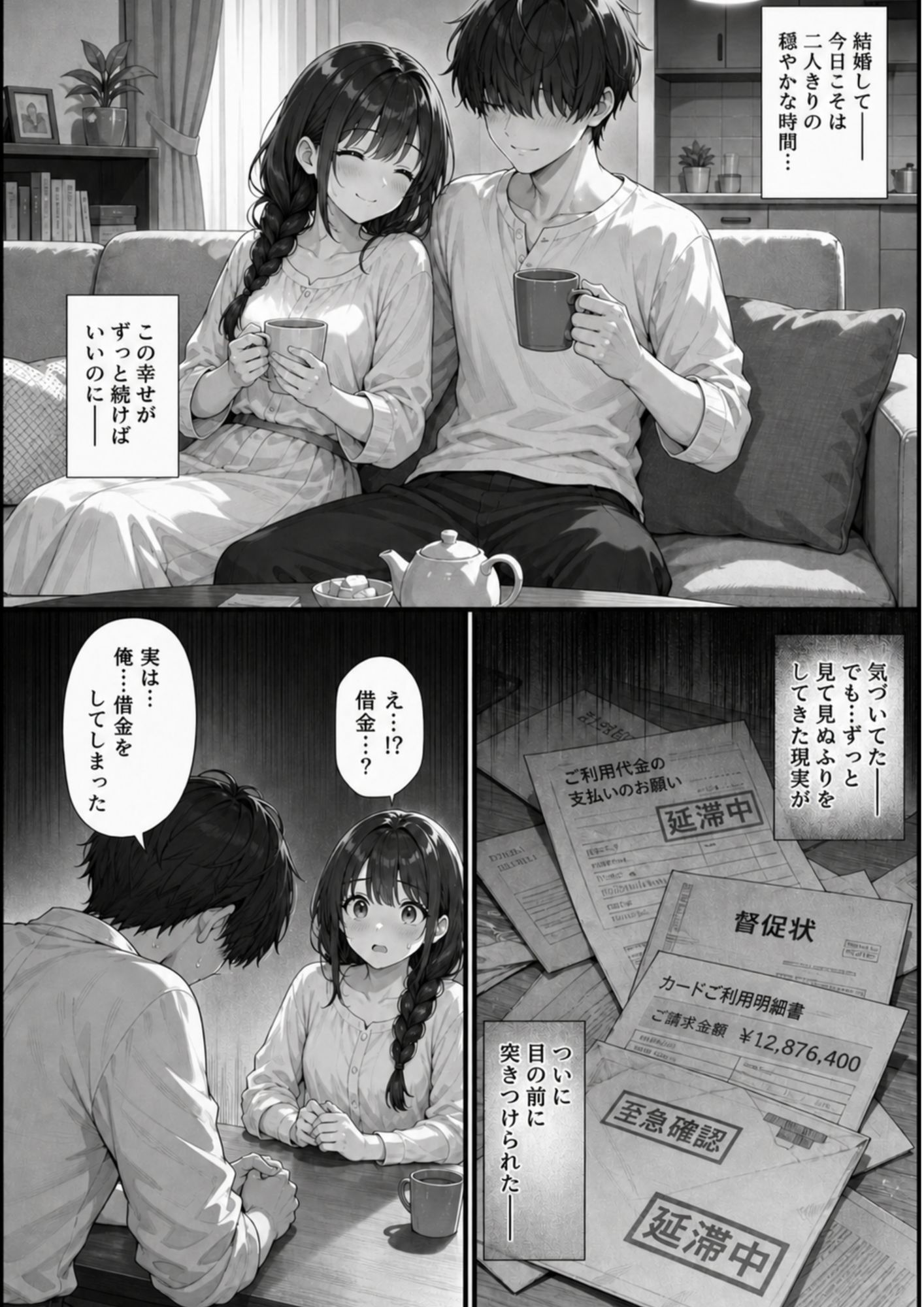 僕の妻が借金取りに堕とされるまで 画像4
