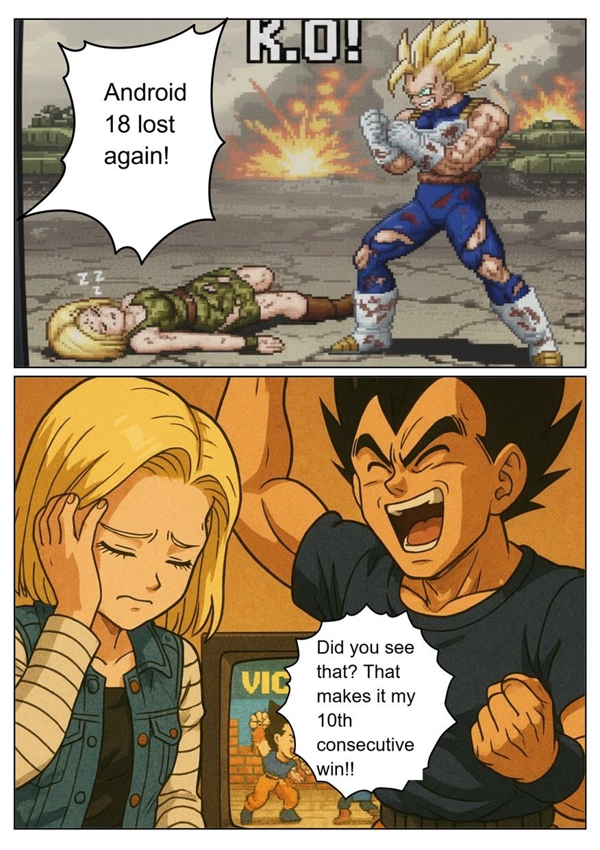 ［English］Android 18 is seduced by a Saiyan during a brief time alone with him while drinking. While Krillin is asleep， she continues to have sex with the Saiyan until morning... 画像3