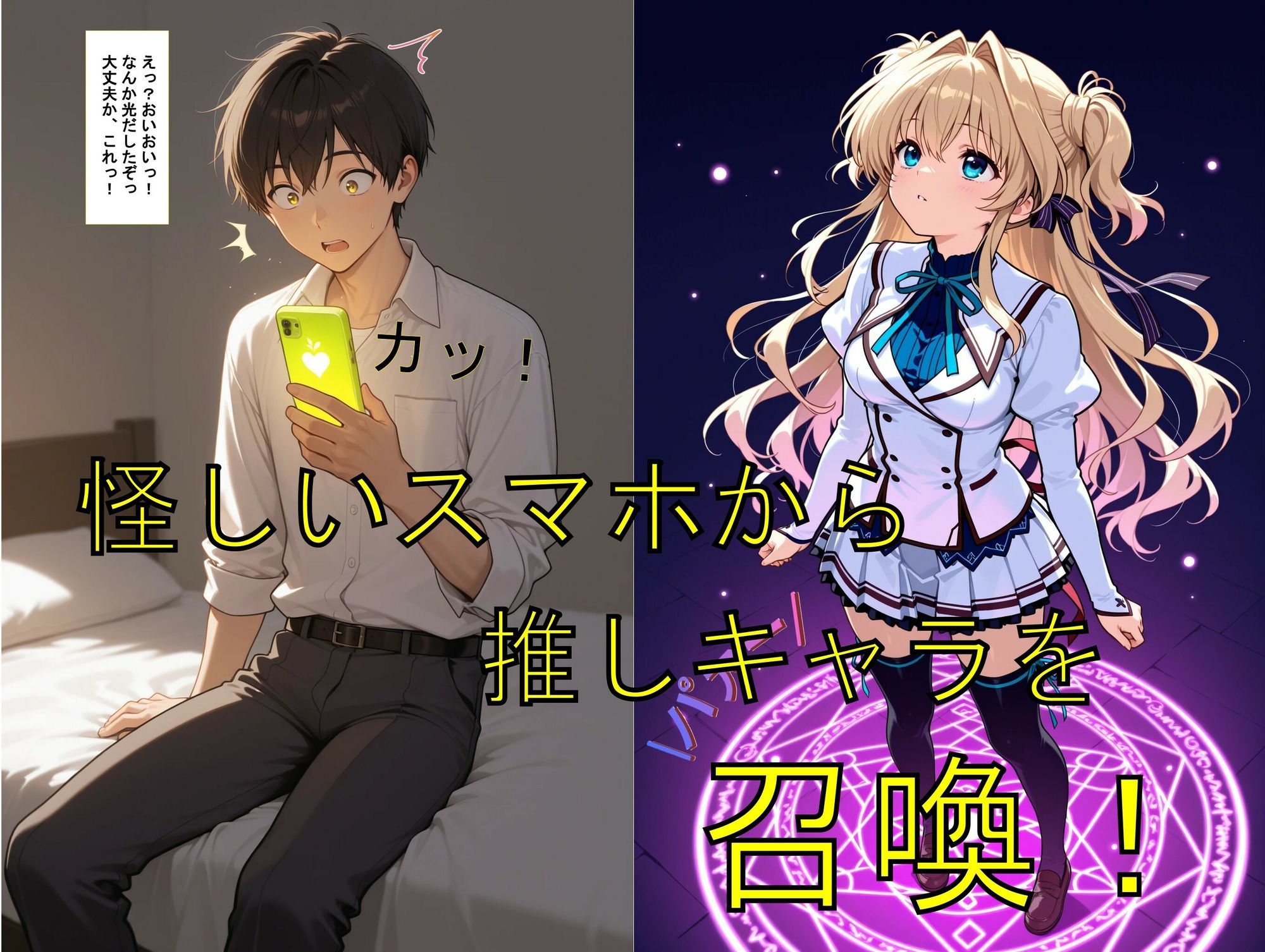 推しキャラ召喚した俺！ ツンデレ？いえいえデレデレ美少女を堪能する 〜瀬〇  愛理〜ver 画像1