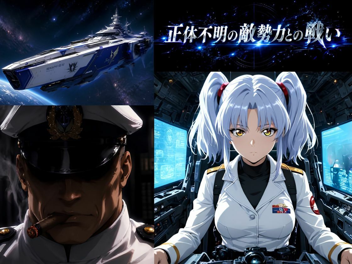 【夢追い虫】同人マンガ・AI『宇宙戦艦ポンコツオペレーター ？―艦長室呼び出し記録―』1