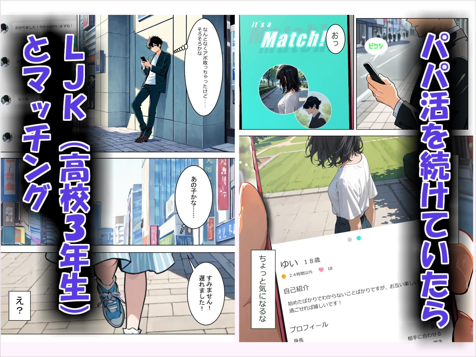 パパ活で処女のLJKと出会った話。 画像1