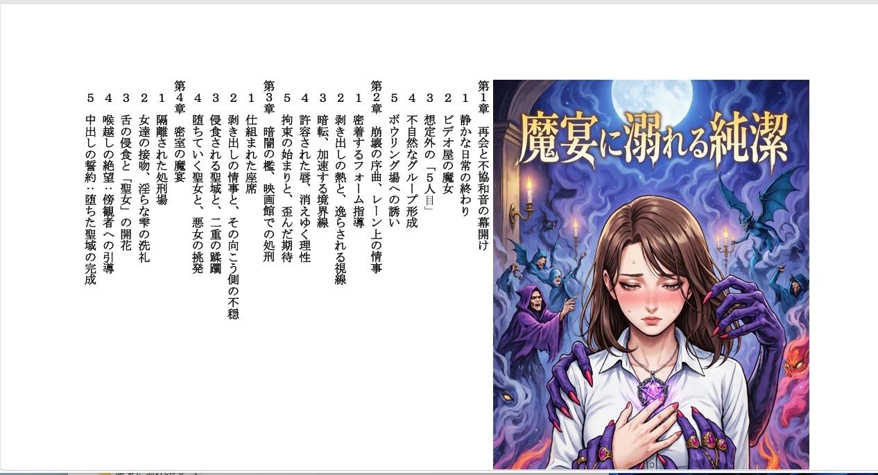 魔宴に溺れる純潔 画像1