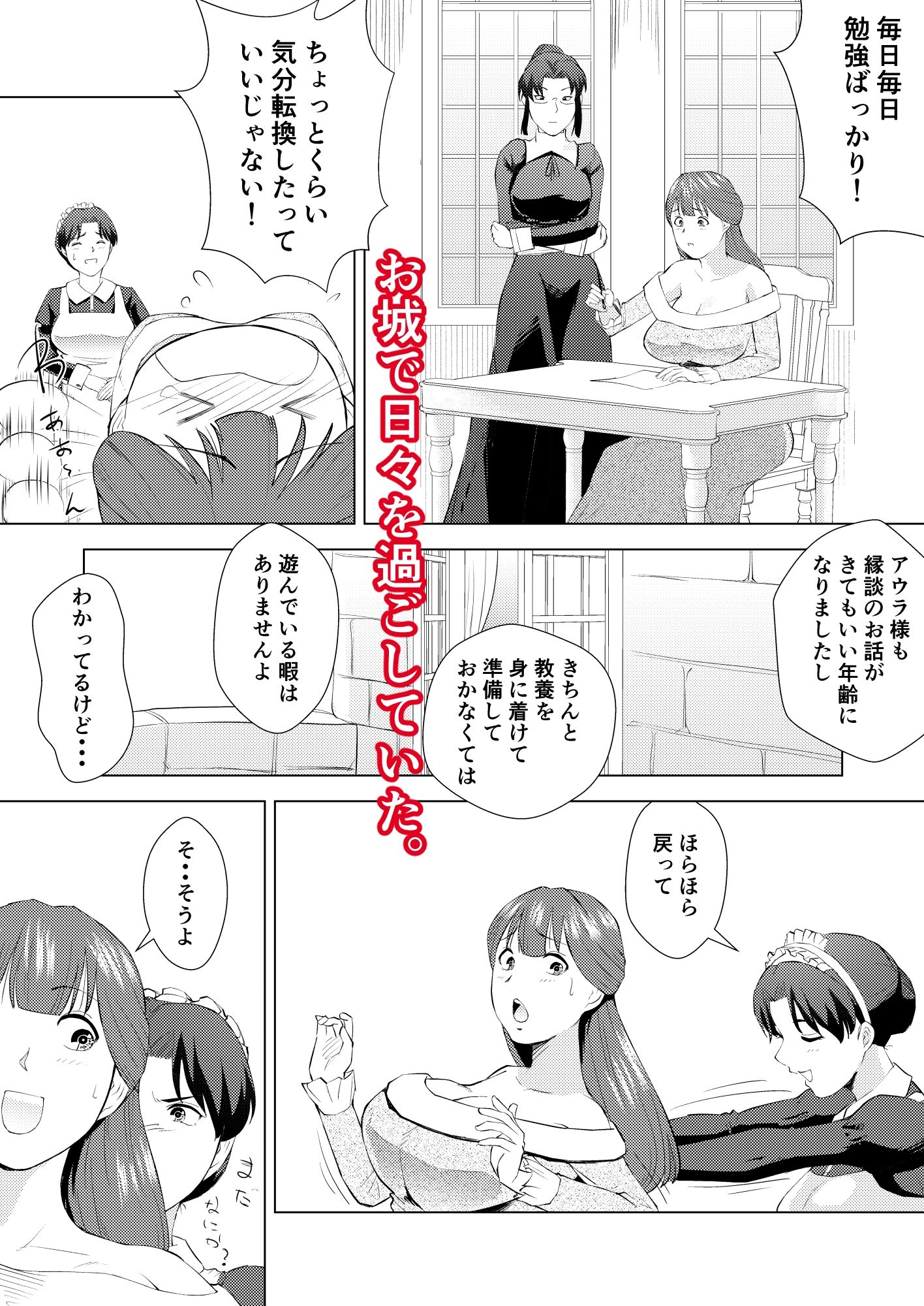 無知な王女のお仕事体験  娼館で初めての性交 画像2