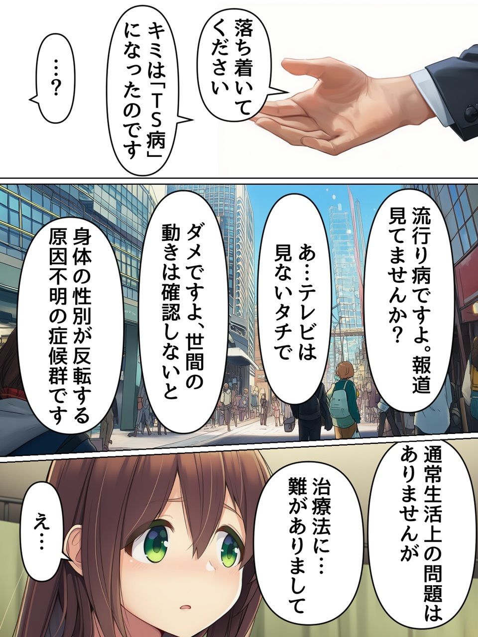 TS病で女体化しちゃった男子が治療の為セックスするハメになった話 画像4