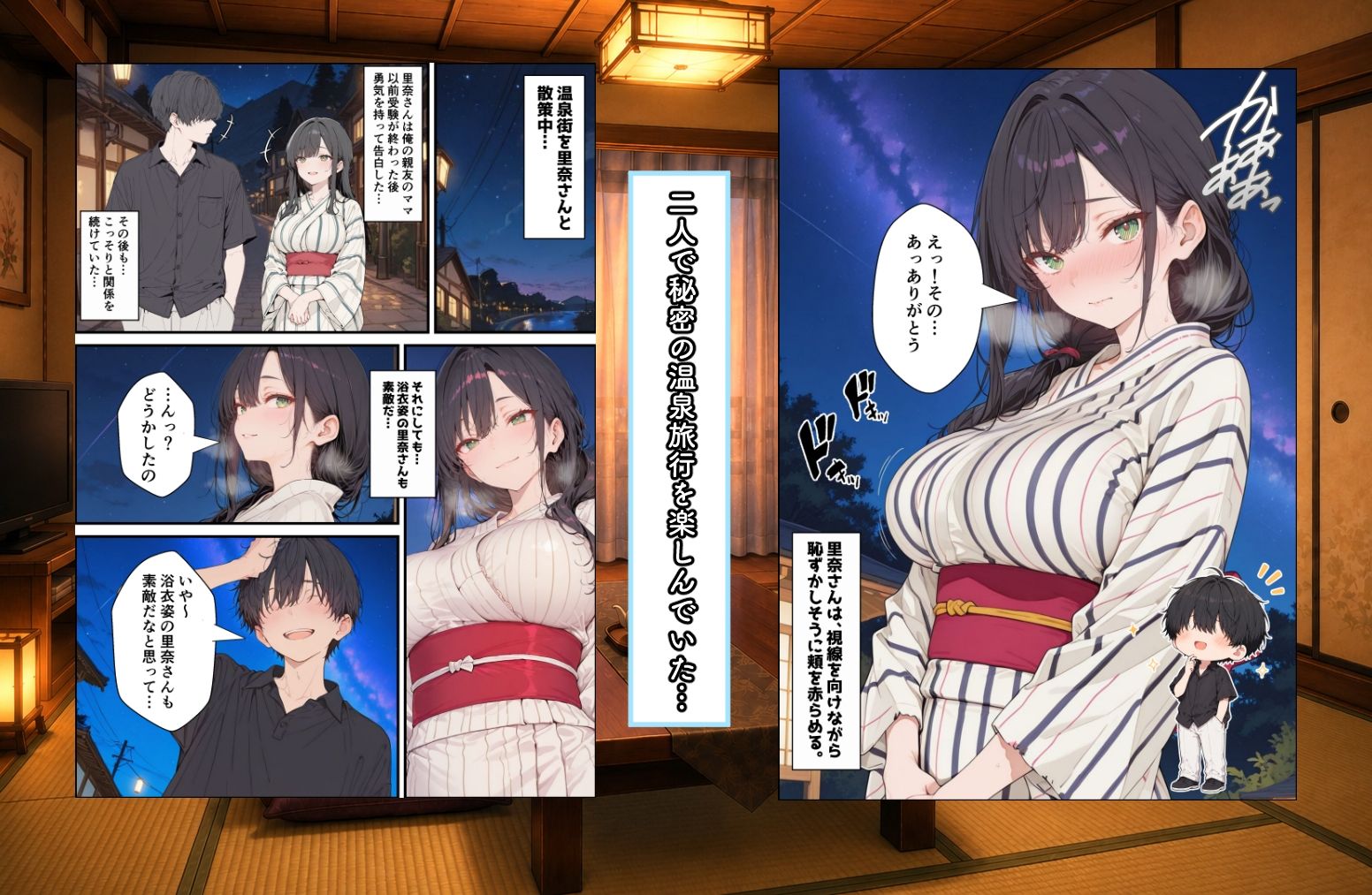 親友のママに欲情しちゃった僕は土下座して膣内射精させてもらいました 〜 秘密の温泉旅行 〜 画像2