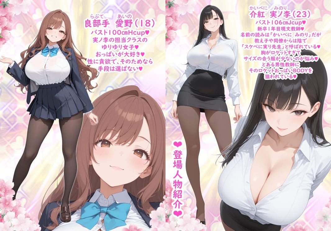 狙われたロケットおっぱい女教師！おぢアタックに悶絶するJカップBODY 画像2
