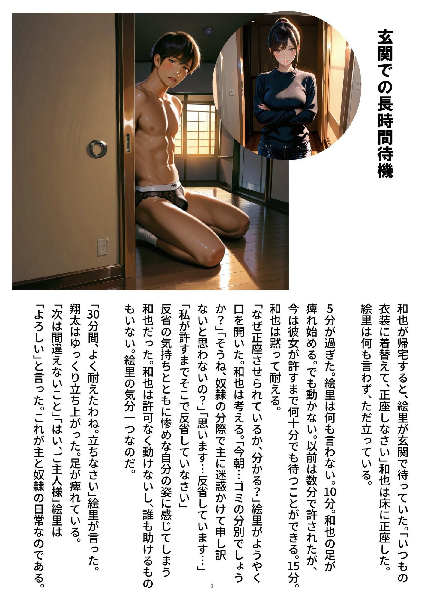 僕は彼女の下僕です〜S女性に支配されるM男の主従生活〜  VOL.3 画像1