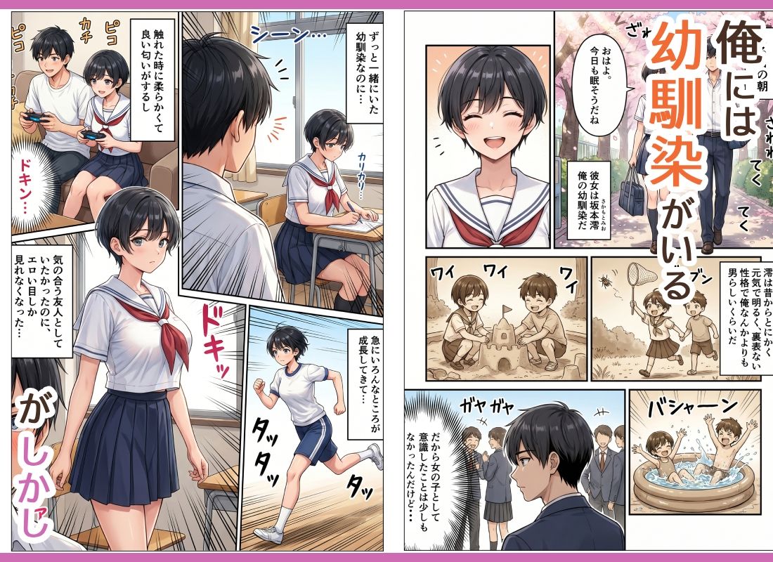 むっちり成長したボーイッシュ幼馴染がエロすぎる！ 画像1
