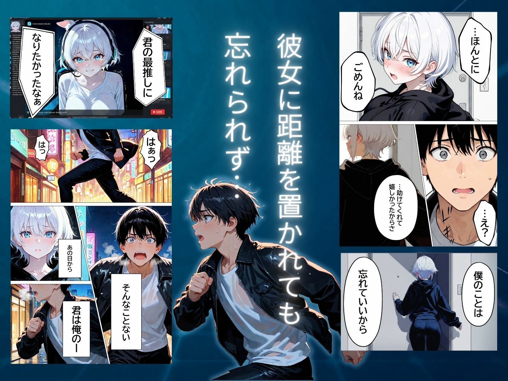推しじゃない巨乳Vtuberに嫉妬されて朝まで騎乗位で犯●れたら、俺は恋に落ちてしまった 画像6