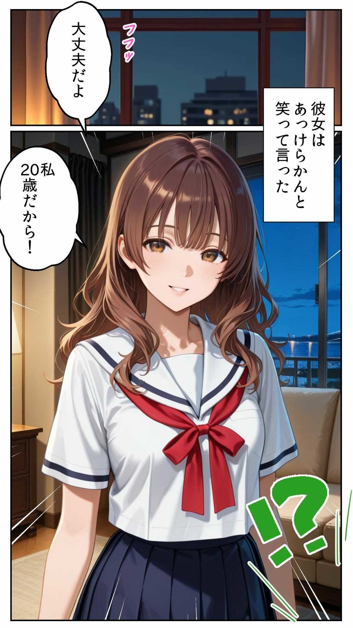 制服の誘惑 〜深夜の過ちと運命の再会〜 画像2