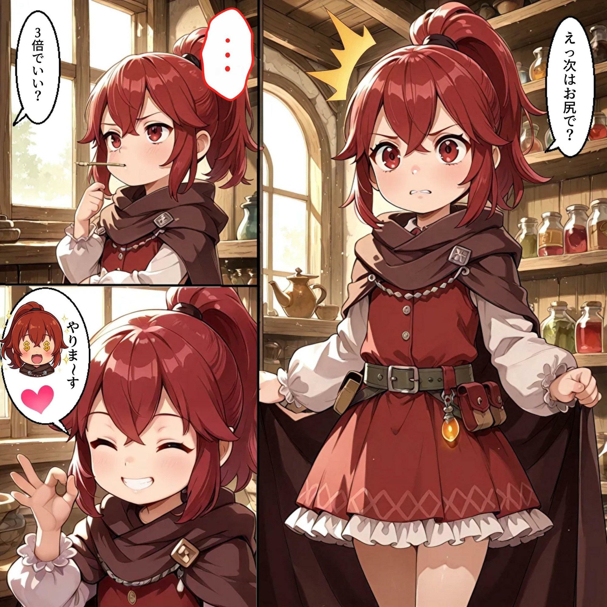 ア〇ナさんと秘密のお店（ファイ〇ーア〇ブレム）_7
