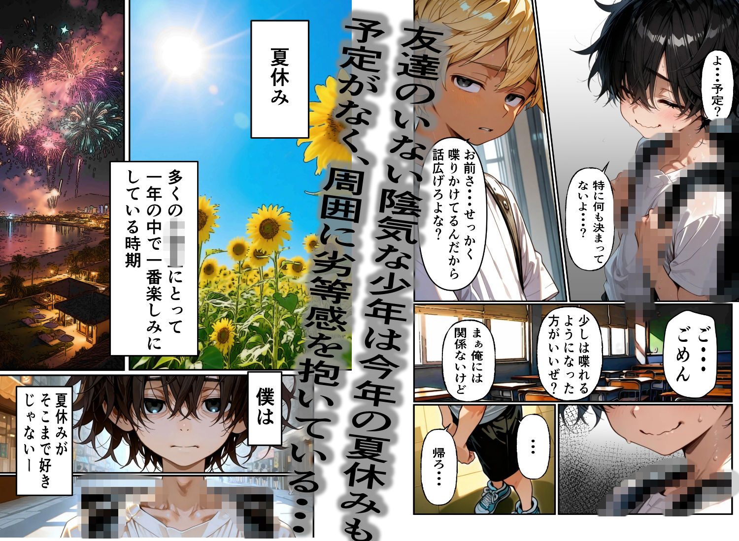内気な少年を異常なオスへと変貌させた近所のお姉さんとのひと夏の思い出_3