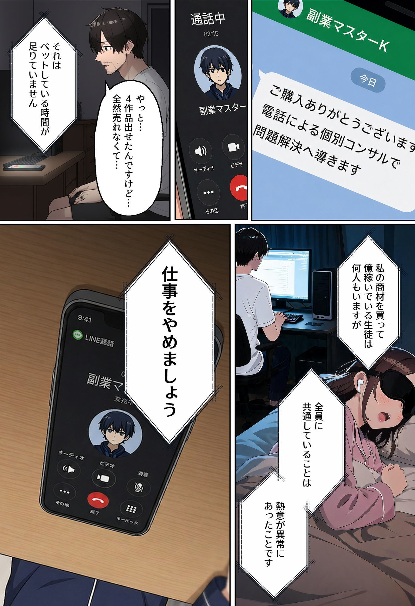 【NTR】「情報商材なんかに手を出さなければ…」〜AI副業で破産した夫の隣で、快楽堕ちする妻〜 画像4
