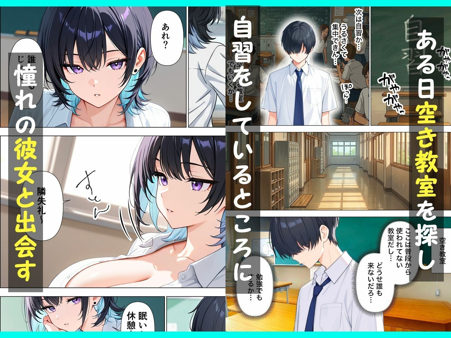童貞陰キャの僕がジト目クールギャルと絶頂しないと出られない部屋で生ハメセックスしまくる話 画像2