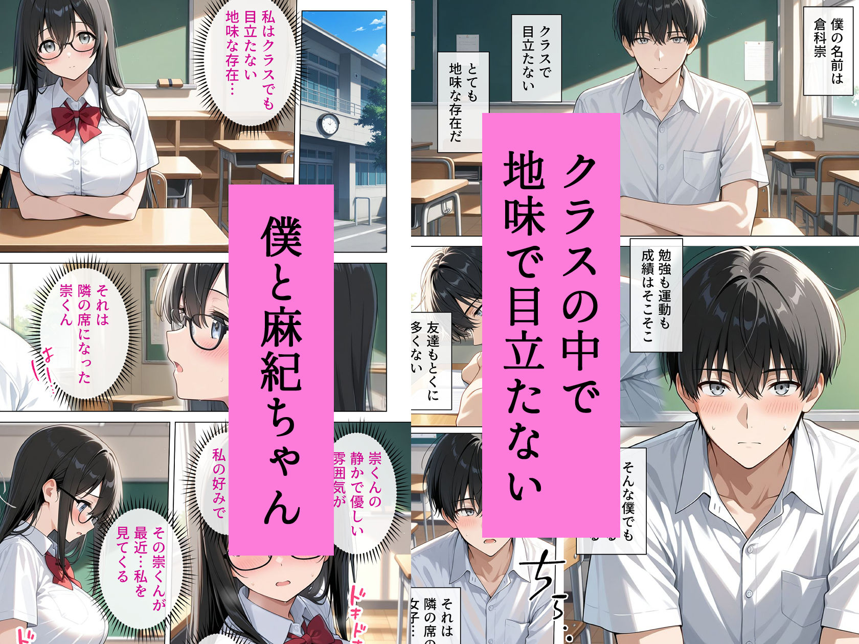 恋愛漫画みたいに互いを意識してたら両想いと分かって性欲全開発情セックス 画像1