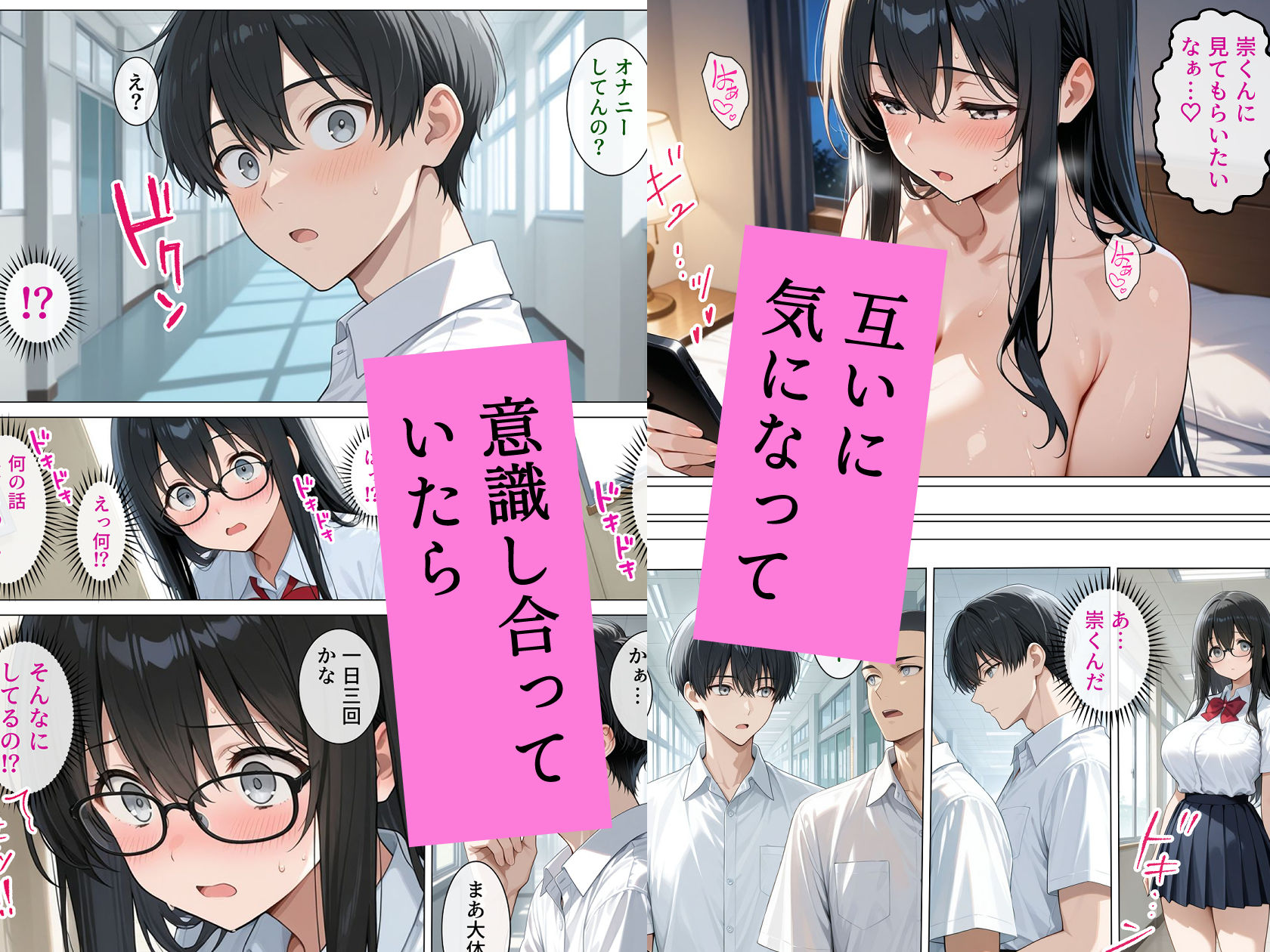 恋愛漫画みたいに互いを意識してたら両想いと分かって性欲全開発情セックス 画像4