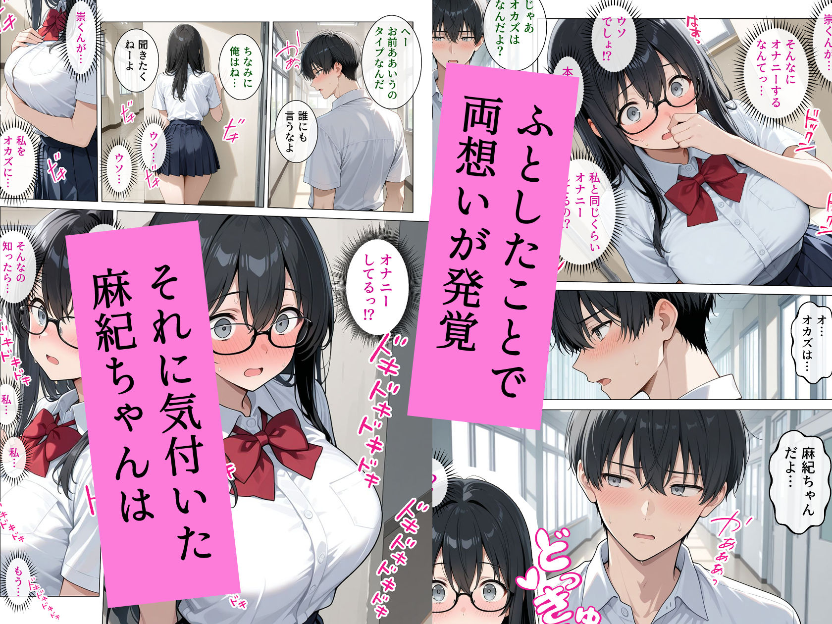 恋愛漫画みたいに互いを意識してたら両想いと分かって性欲全開発情セックス 画像5