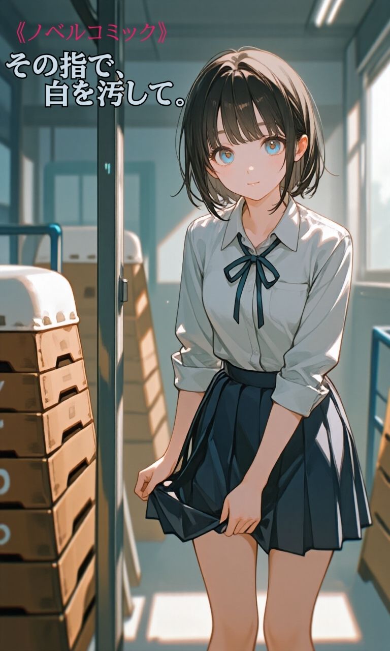 【エロ漫画】その指で、白を汚して。1