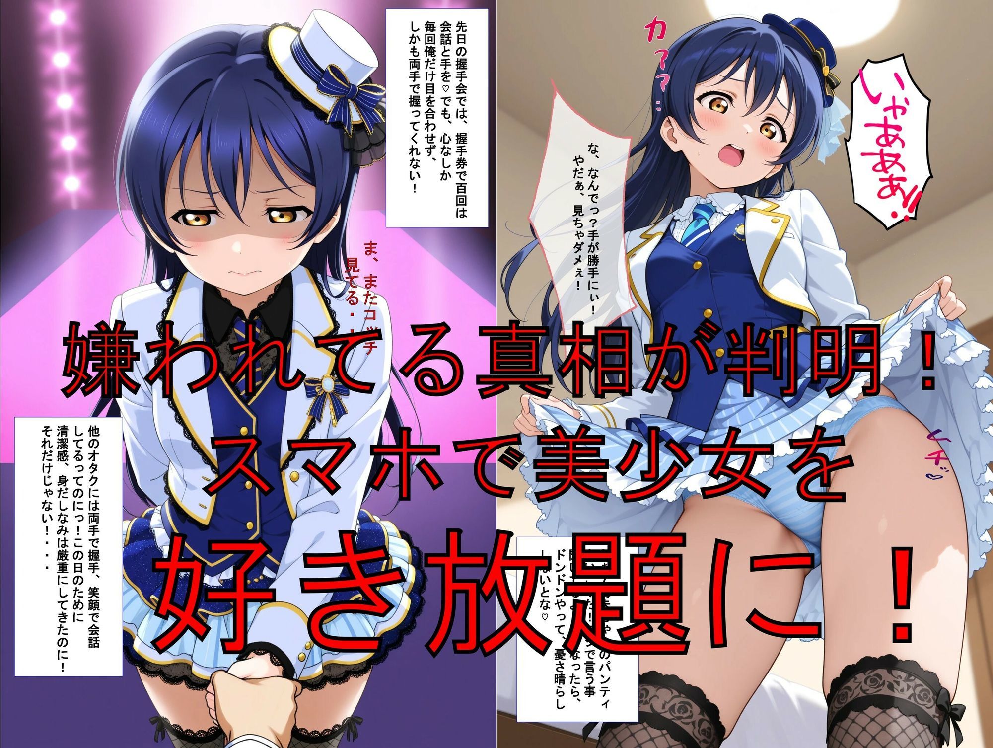 推しキャラ召喚した俺！  トップアイドル美少女を犯しつくす！  〜園〇  海未〜ver 画像2