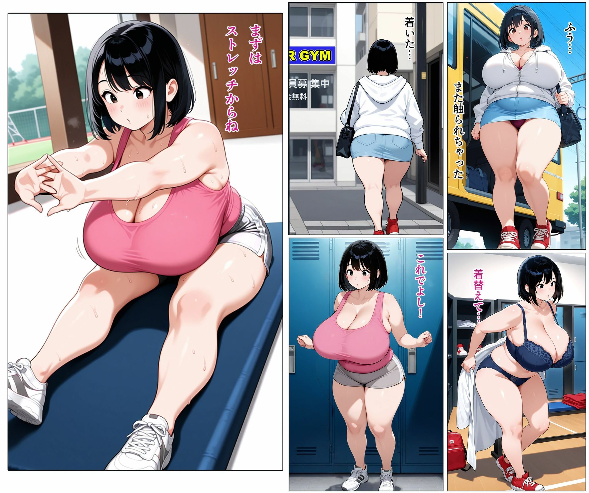爆乳OLの日常  痴●編 画像4