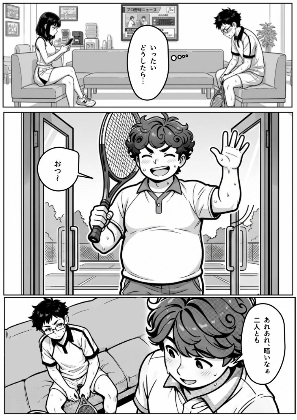 サンプル-本能に狂わされるわからせ特訓:最悪の相性だった僕たちが、夜のラリーで無敵のペアになるまで - サンプル画像