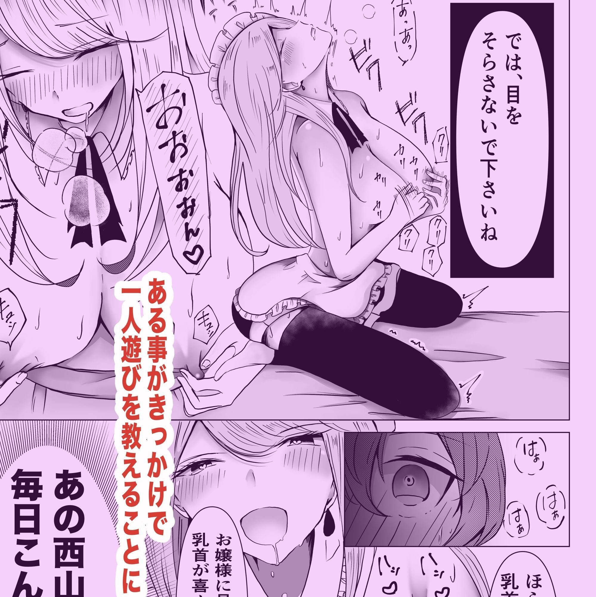 お嬢様、今日から「一人遊び」を覚えましょうのサンプル画像3