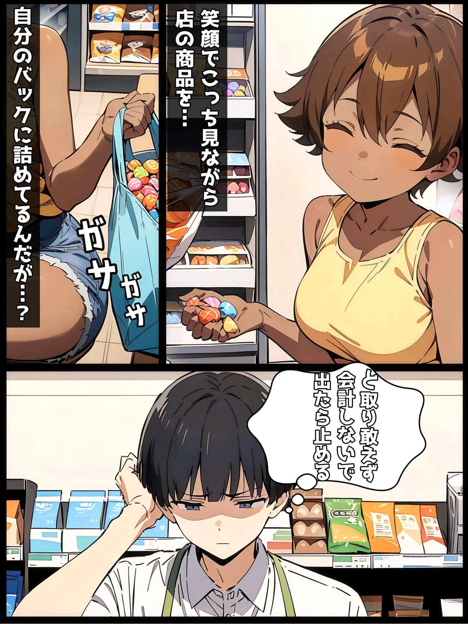 万引き家出少女を躰でCL決済2