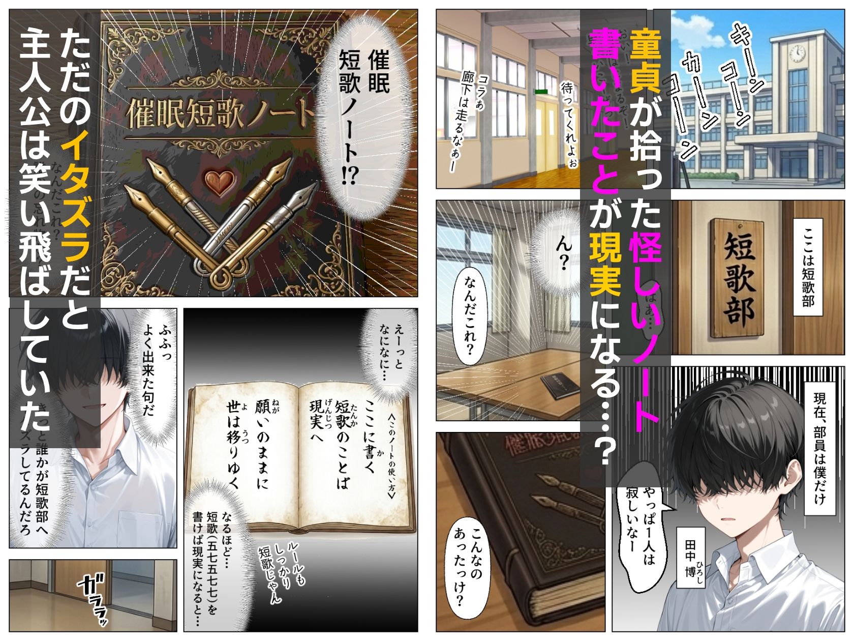 童貞の僕が催●ノートで一軍ギャルと3P？？絶頂生ハメSEXした話 画像1