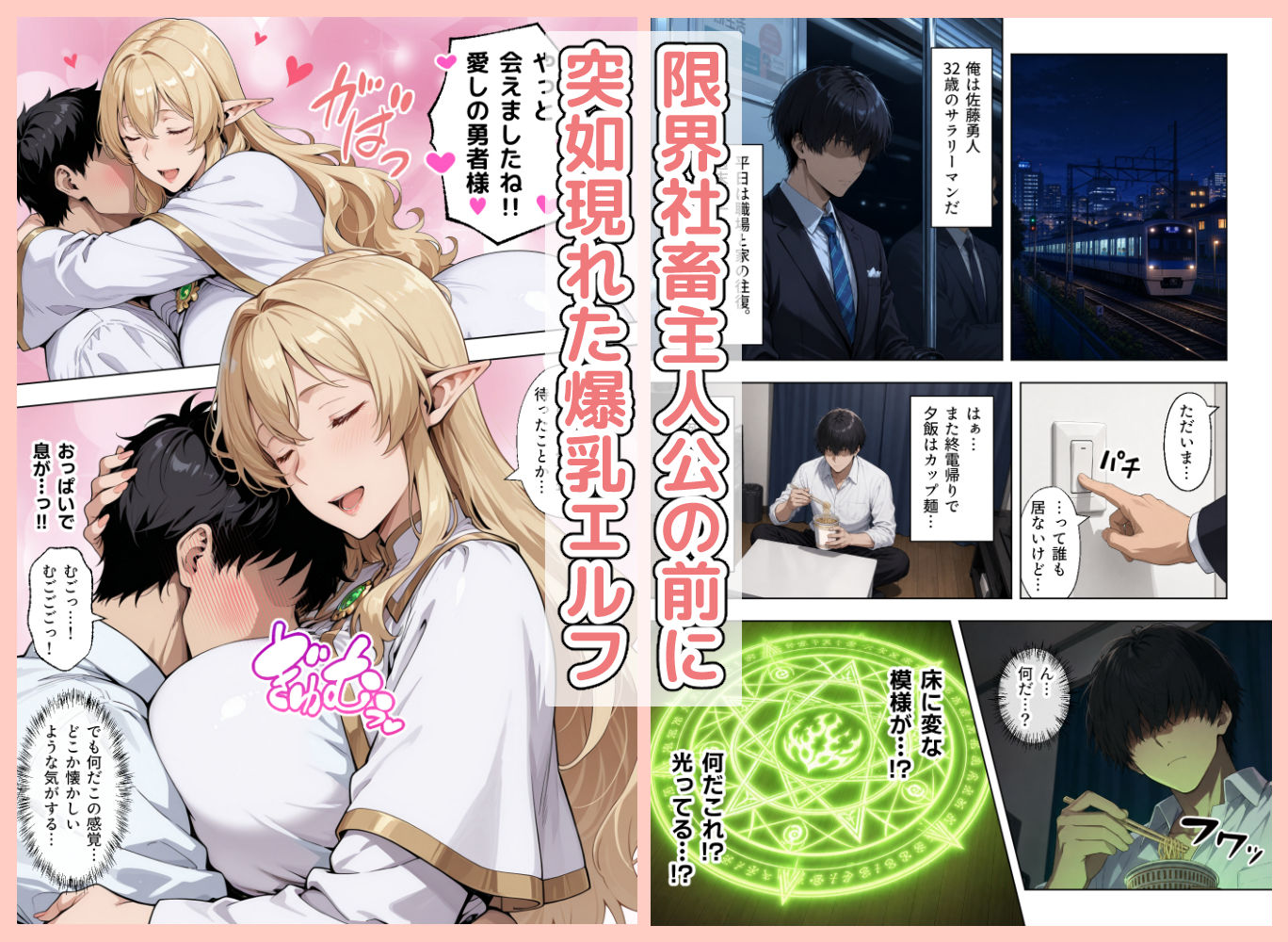 【無料エロ漫画】d_776434 前世の嫁は爆乳エルフママ〜限界社畜な俺が全肯定甘やかセックスで癒される話〜(ベビーリーフ工房)