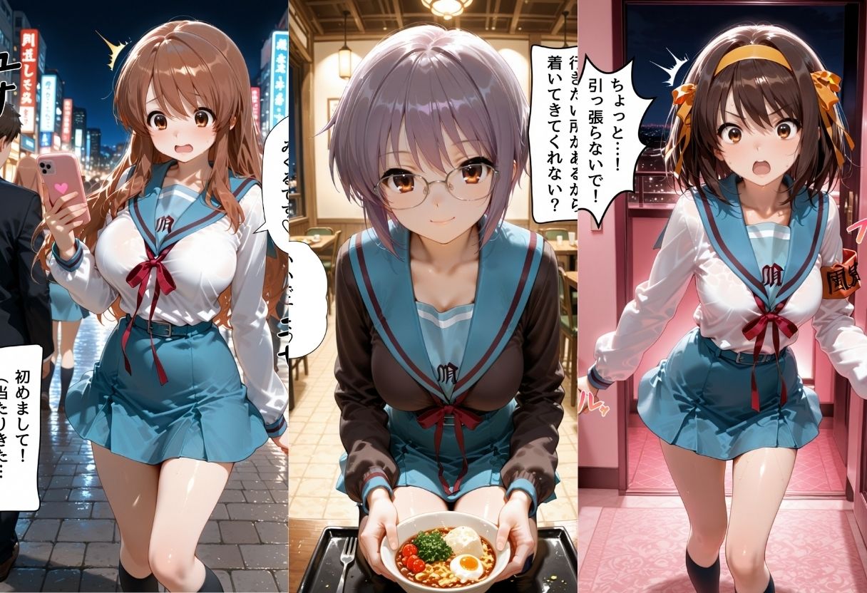 マッチングアプリで出会った美女をメス堕ちさせた話 涼○ハルヒの憂鬱編 画像1