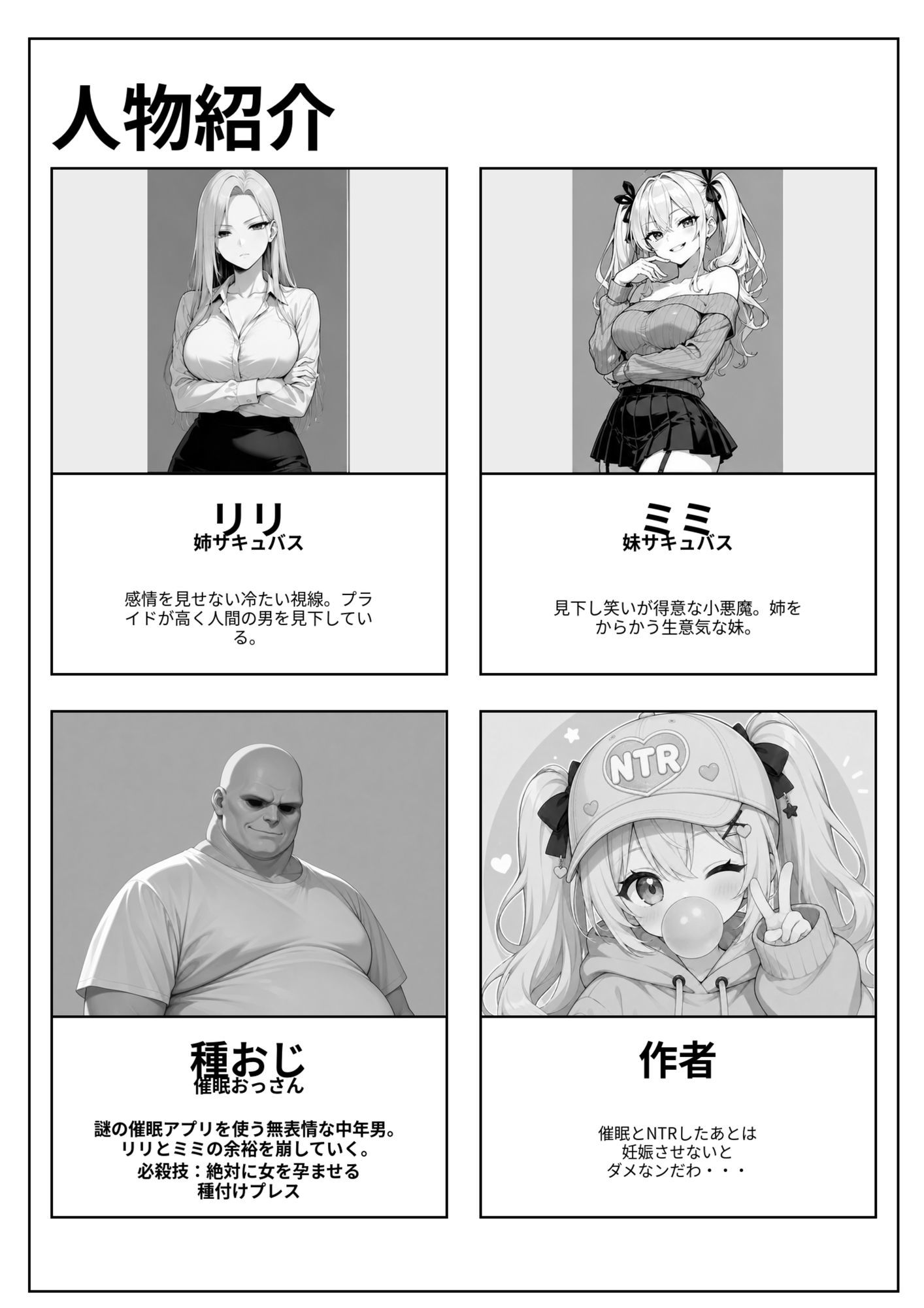 サキュバスは催●おっさんに逆らえない！ 画像1