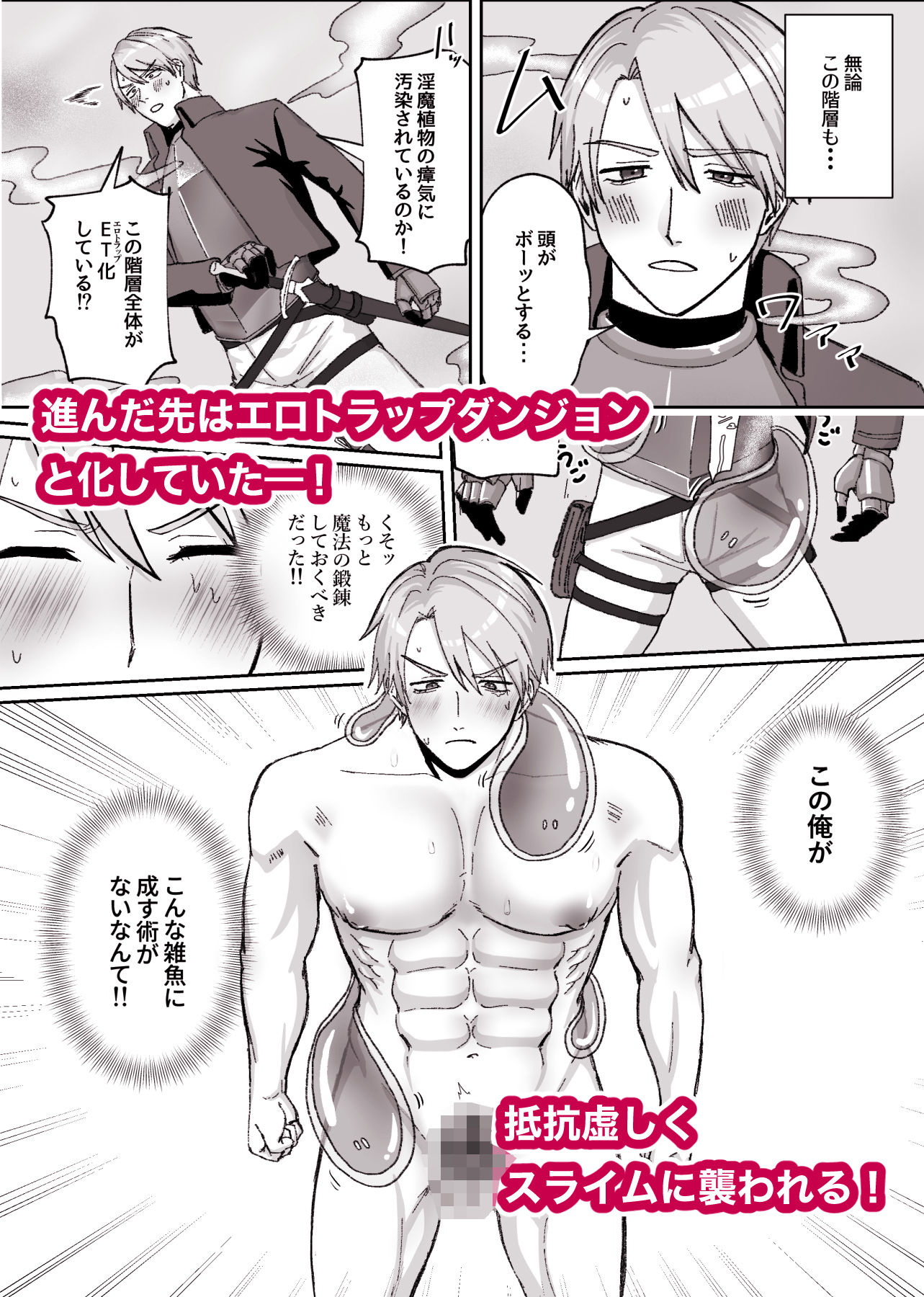 淫乱剣士の受難 ーエロトラップダンジョンに迷い込んだら適性★5だった編ー サンプル2