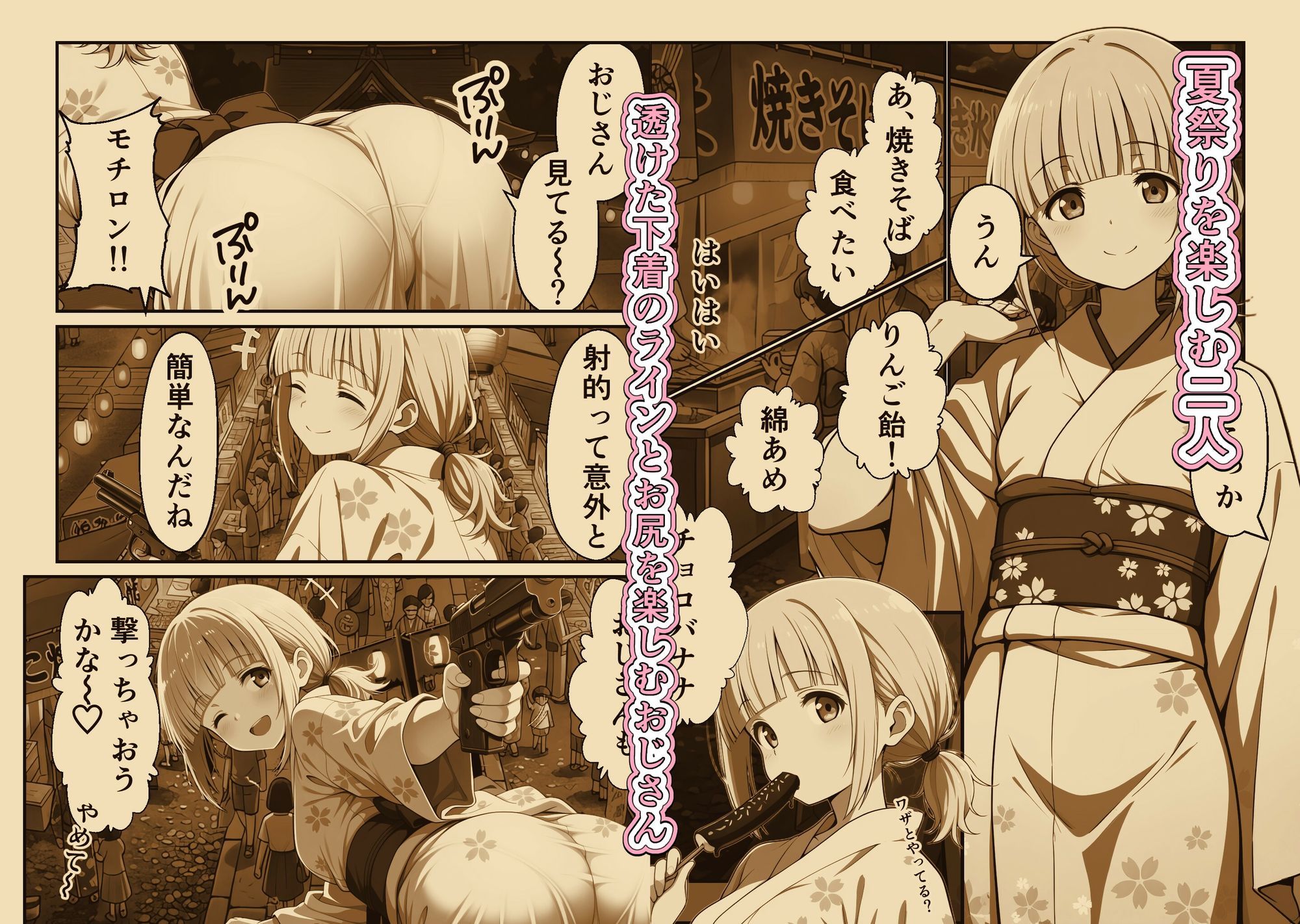 金髪ちゃんと夏祭り 〜浴衣デートで大興奮〜 画像5