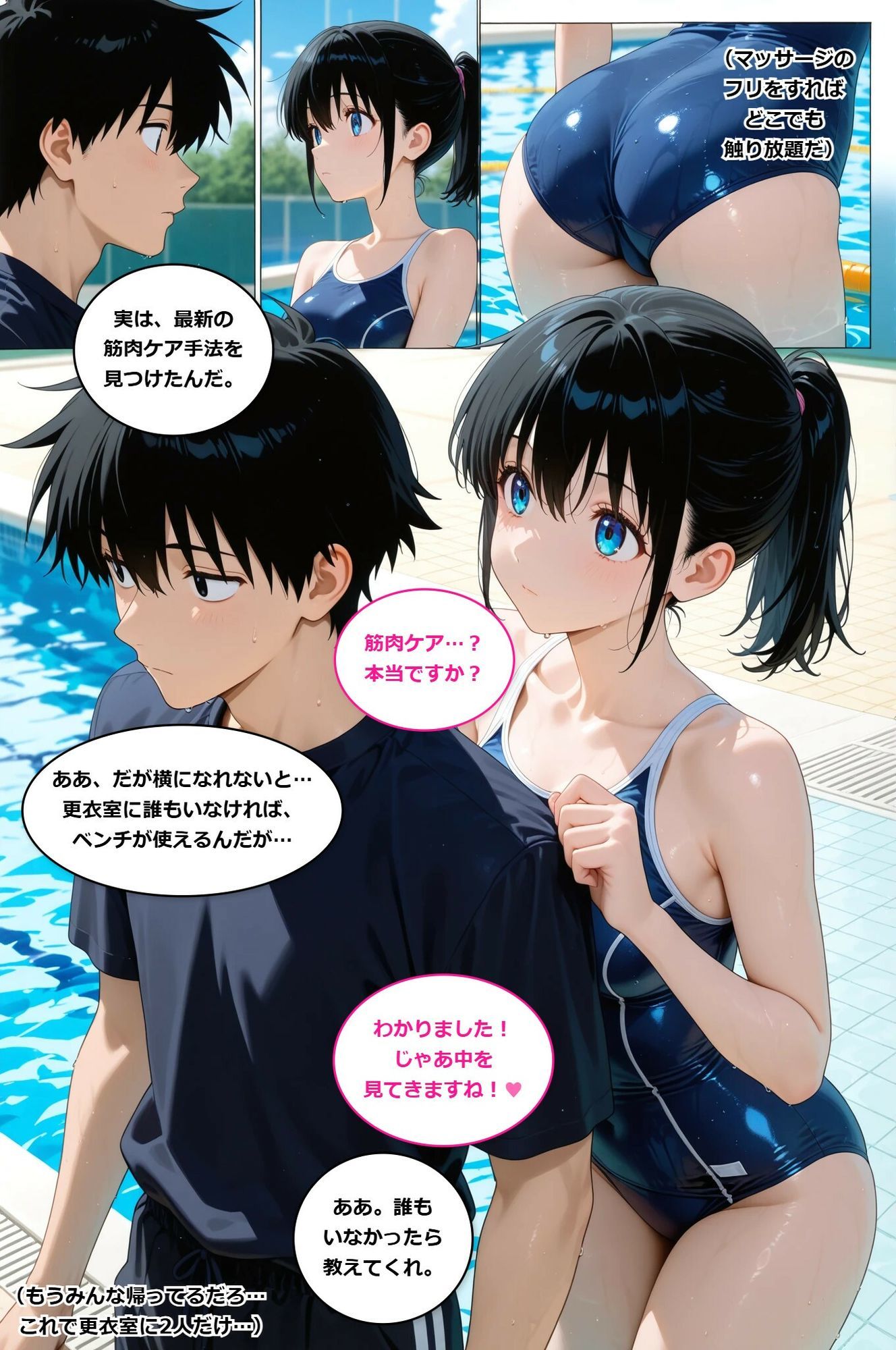 放課後の特別指導〜水泳部の先輩に、ぜんぶ教えてもらいました〜 画像2