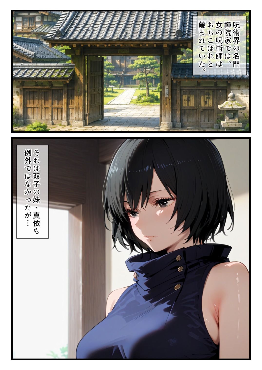 禪院真依にシゴかれたい！〜足コキ、手コキ、騎乗位で精液が枯れるまでイカされ続けた件〜 画像1