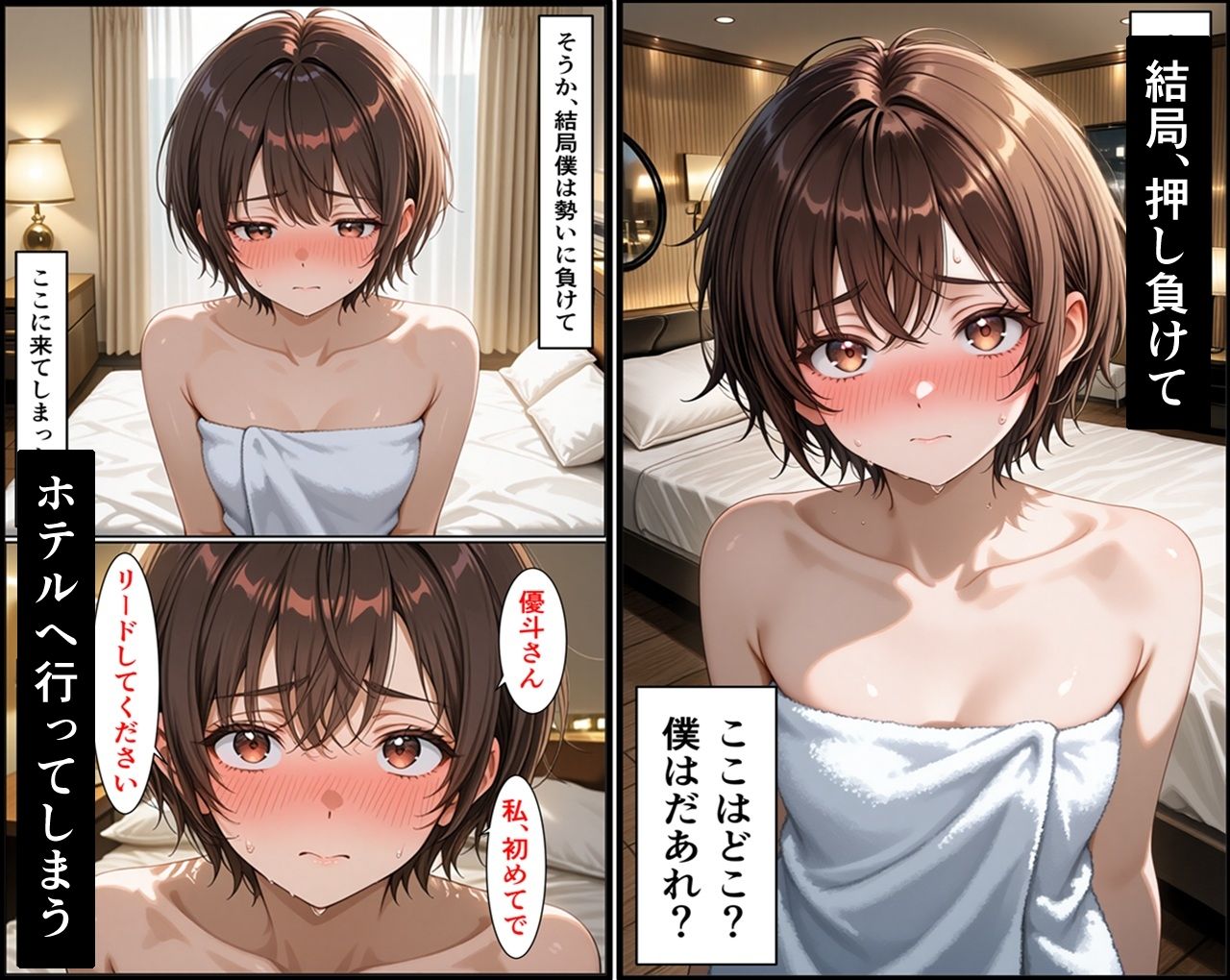 サンプル-無防備すぎる同級生に、理性が追いつかなかった話 第13話「温泉旅行の始まり」 - サンプル画像